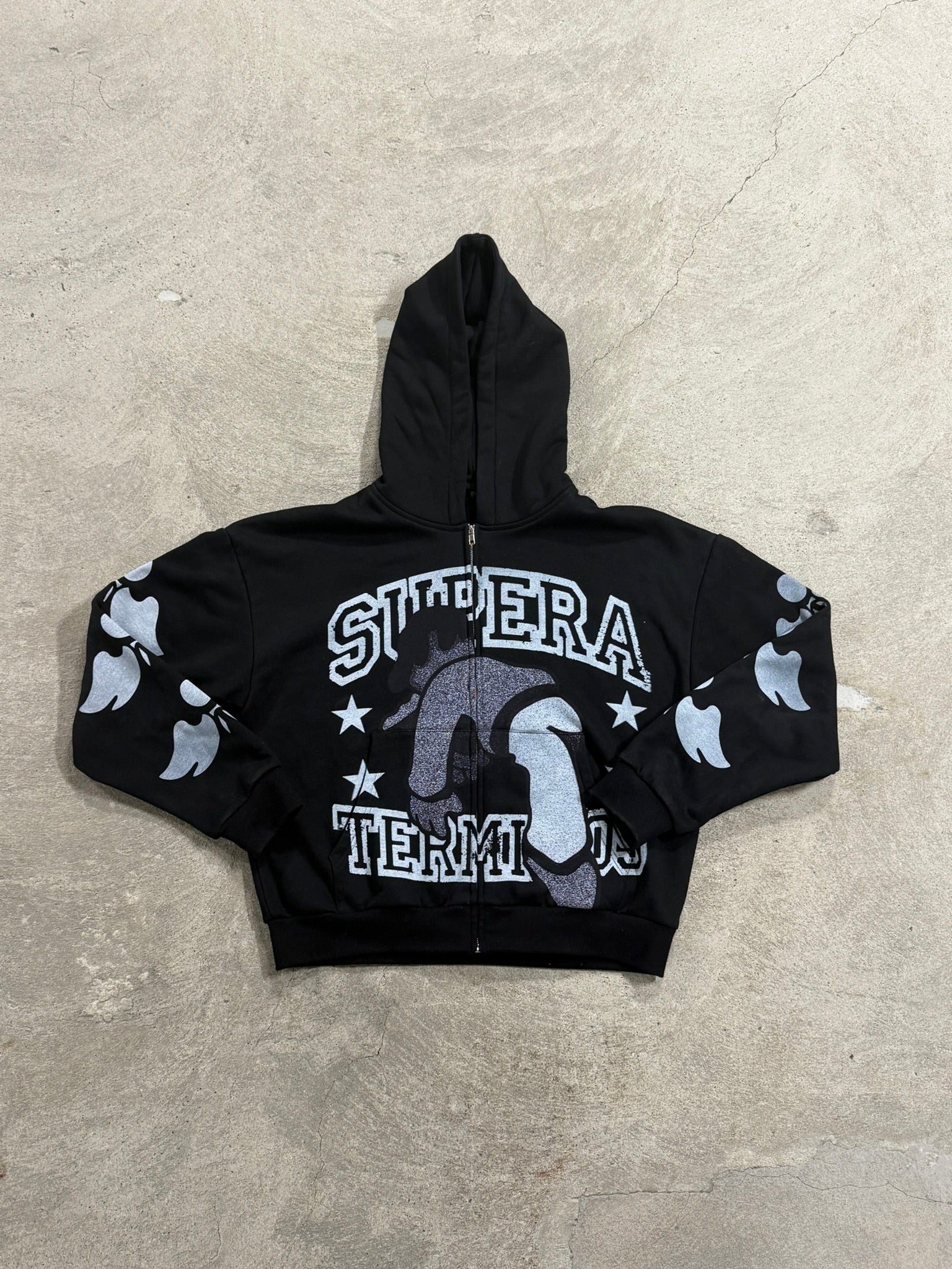 Black Supera Terminos Zip UP
