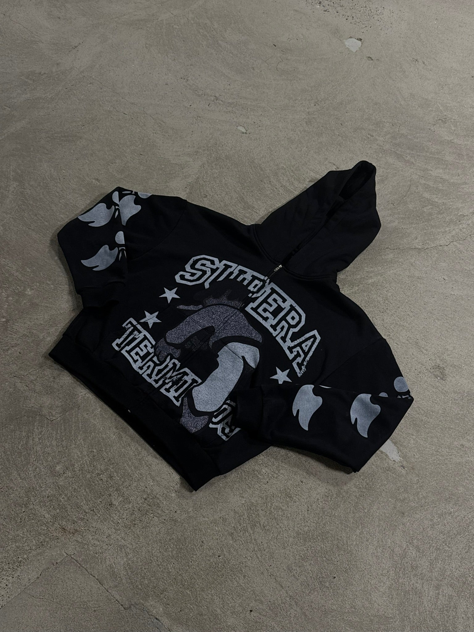 Black Supera Terminos Zip UP