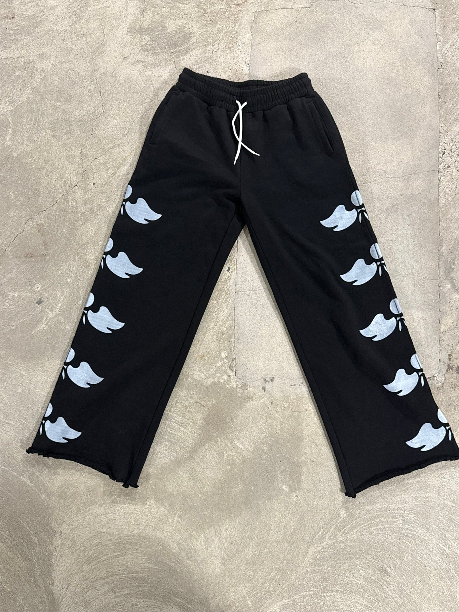 Black Super Terminos Tracksuit Bottoms