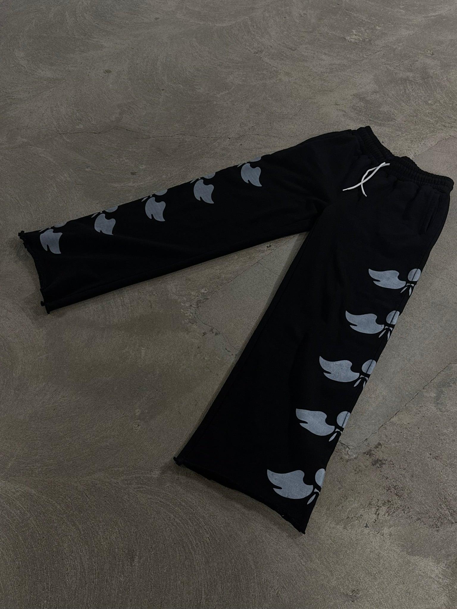 Black Super Terminos Tracksuit Bottoms