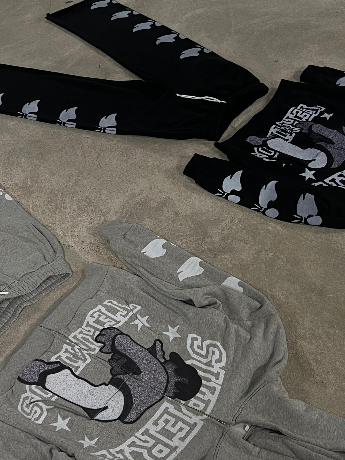 Supera Terminos Zip up Hoodie and Bottoms