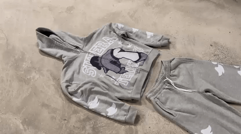 Supera Terminos Zip up Hoodie and Bottoms