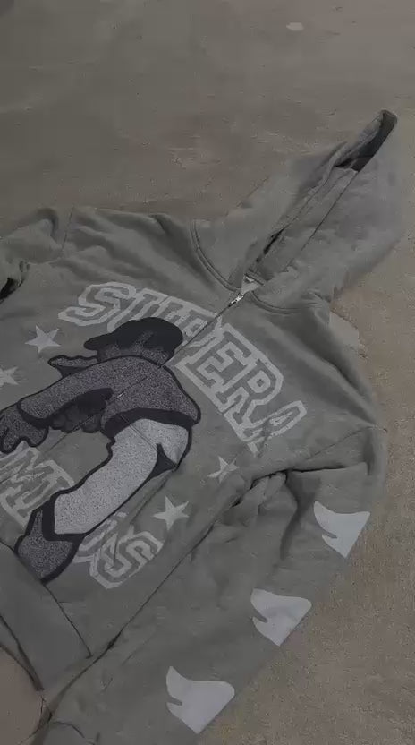 Supera Terminos Zip up Hoodie and Bottoms